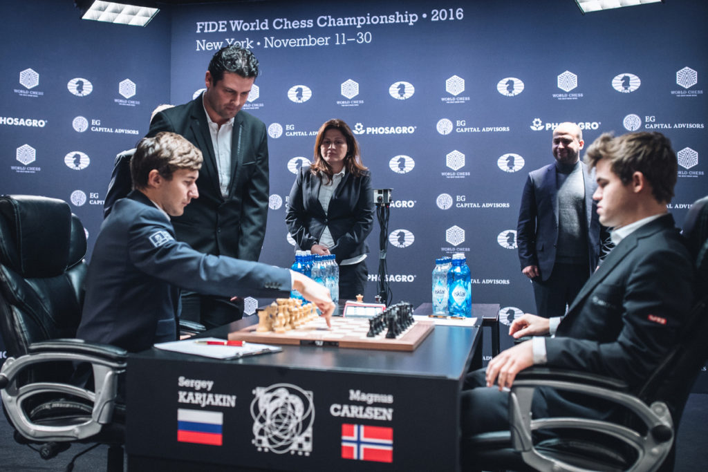 Campeonato Mundial de Ajedrez 2016, Magnus Carlsen vs Sergey Karjakin - Ronda 11